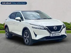 White Used 2021 Nissan Qashqai SUV | £18,999 (A bit pricey)