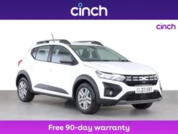 White Used 2023 Dacia Sandero Expression Hatchback | £12,889 (A bit pricey)