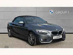 Grey Used 2018 BMW 218 Sport Line Cabriolet | £15,395 (Fair price)