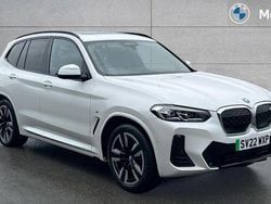 Mineral white metallic Used 2022 BMW iX3 M Sport SUV | £28,000 (Fair price)