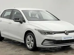 Pure white Used 2021 VW Golf VIII Life Hatchback | £16,990 (Good price)