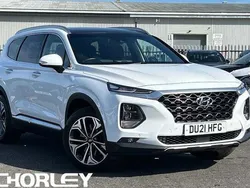 White Used 2020 Hyundai Santa Fe Premium SE SUV | £27,018 (Expensive)