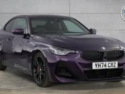 Purple Used 2024 BMW 220 M Sport Coupe | £31,850 (Good price)