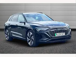 Black Used 2024 Audi Q8 e-tron Comfort SUV | £58,000