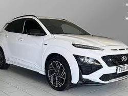 White Used 2021 Hyundai Kona N Line SUV | £15,124 (Fair price)
