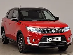 Red Used 2022 Suzuki Vitara SZ5 SUV | £19,498 (Fair price)