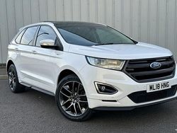 Black Used 2018 Ford Edge ST-Line SUV | £16,495 (Expensive)