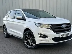 Black Used 2018 Ford Edge ST-Line SUV | £16,495 (A bit pricey)