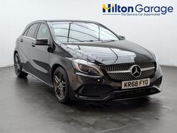 Black Used 2018 Mercedes A200 AMG line Hatchback | £15,550 (Fair price)