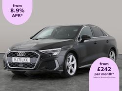 Black Used 2021 Audi A3 S-Line Sedan | £18,343 (Fair price)