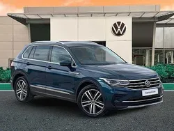 Blue Used 2021 VW Tiguan Elegance SUV | £23,291 (Fair price)