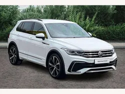 White Used 2021 VW Tiguan R-line SUV | £25,795 (A bit pricey)