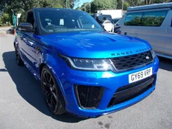 Blue Used 2019 Land Rover Range Rover Sport SVR SUV | £54,995 (Expensive)