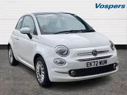 White Used 2022 Fiat 500 Dolcevita Hatchback | £10,250 (Fair price)