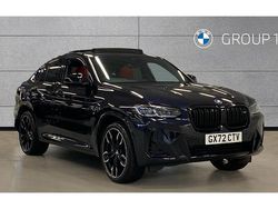 Carbon black Used 2022 BMW X4 M Sport SUV | £44,595 (Fair price)