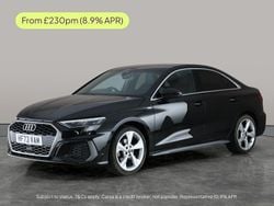 Black Used 2023 Audi A3 S-Line Sedan | £17,524 (Good price)