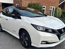 White Used 2020 Nissan Leaf Tekna Hatchback | £12,445 (Fair price)