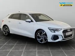 White Used 2022 Audi A3 S-Line Hatchback | £21,695 (Good price)