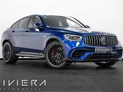 Blue Used 2020 Mercedes GLC63 AMG Premium Plus Coupe | £53,495 (Fair price)