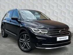 Black Used 2022 VW Tiguan Elegance SUV | £26,850 (Fair price)