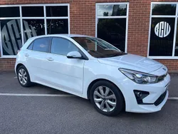 White Used 2021 Kia Rio 3 Hatchback | £7,417 (Good price)
