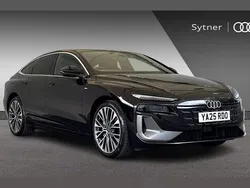 Black New 2025 Audi A6 e-tron S-Line Sedan | £67,000