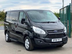 Black Used 2018 Ford Tourneo Custom Titanium Van | £9,995