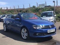 Blue Used 2014 VW Eos Sport Cabriolet | £8,495