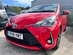 Red Used 2018 Toyota Yaris Hatchback | £11,250 (Fair price)
