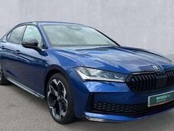 Cobalt blue metallic Used 2025 Skoda Superb SportLine Hatchback | £36,440