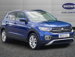 Blue Used 2022 VW T-Cross Active SUV | £14,949 (Fair price)