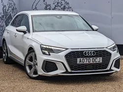 White Used 2020 Audi A3 S-Line Hatchback | £15,995 (Fair price)