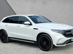 Manufaktur opalite white bright Used 2022 Mercedes EQC400 AMG line SUV | £30,480 (Expensive)