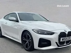 White Used 2021 BMW 420 M Sport Coupe | £25,770 (Fair price)