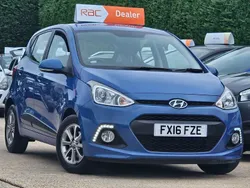 Blue Used 2016 Hyundai i10 Premium Hatchback | £9,995 (A bit pricey)