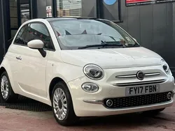 White Used 2017 Fiat 500 Lounge Hatchback | £4,340 (Super price)