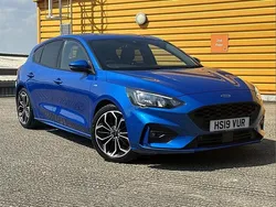 Blue Used 2019 Ford Focus ST-Line X Hatchback | £12,999 (Fair price)