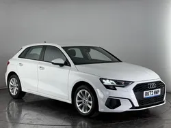 White Used 2022 Audi A3 Sportback Design Hatchback | £16,750 (Fair price)