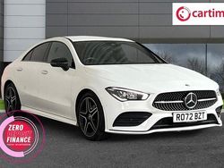 White Used 2022 Mercedes CLA180 AMG line Sedan | £22,403 (Fair price)