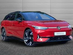 Kings red with black roof Used 2025 VW ID.7 GTX Sedan | £52,695