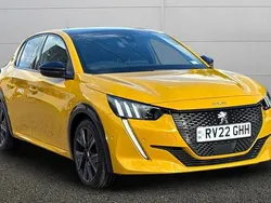 Yellow Used 2022 Peugeot 208 Premium Hatchback | £14,795 (Fair price)