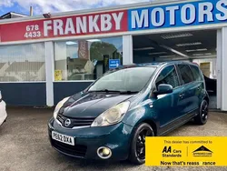 Blue Used 2012 Nissan Note N-TEC MPV | £5,695 (Fair price)