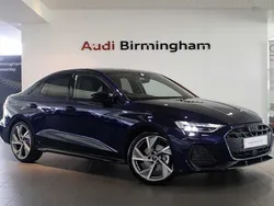 Navarra blue Used 2025 Audi A3 Black Edition Sedan | £37,000