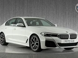 White Used 2022 BMW 520 M Sport | £27,999 (Good price)