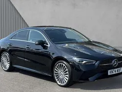 Black Used 2024 Mercedes CLA250e AMG Line Premium Sedan | £30,012 (Fair price)