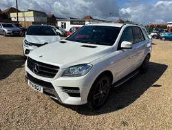 White Used 2014 Mercedes ML350 AMG SUV | £12,495 (Fair price)
