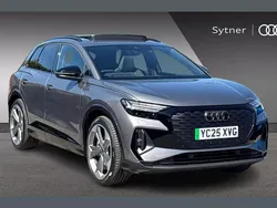 Grey Used 2025 Audi Q4 e-tron Black Edition SUV | £43,950 (Expensive)
