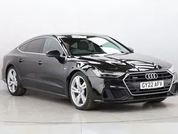 Black Used 2022 Audi A7 Sportback S-Line Hatchback | £32,388 (Expensive)