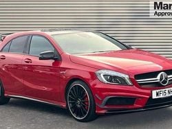 Red Used 2015 Mercedes A45 AMG Hatchback | £18,590 (Good price)