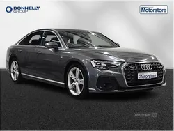 Grey Used 2022 Audi A8L S-Line Sedan | £38,990 (Fair price)